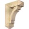 Ekena Millwork Merced Arts and Crafts Rough Sawn Bracket w/ Offset Brace, Douglas Fir, 6"W x 16"D x 20"H BKT0604X16X20MRC03RDF - alternate 1